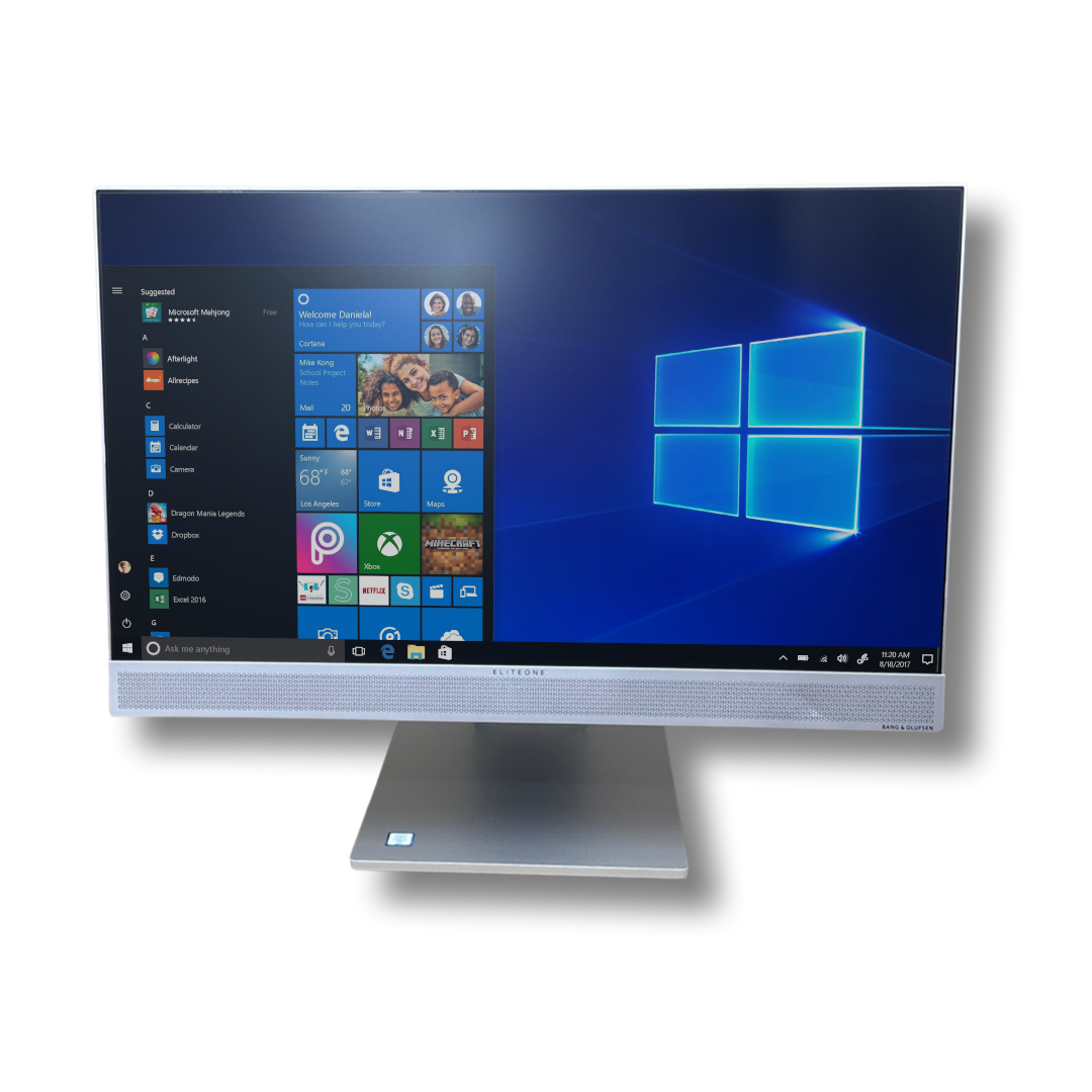 HP EliteOne 800 G3 23" FHD AIO i5-7500 16GB Ram 512GB SSD HD 530 Windows 10 Pro