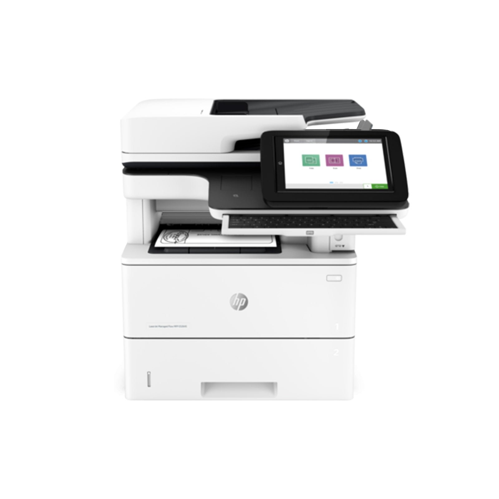 HP LaserJet Managed Flow MFP E52645c Printer 1PS55A, All-in-One, Monochrome, 45ppm, Wireless, Brand New